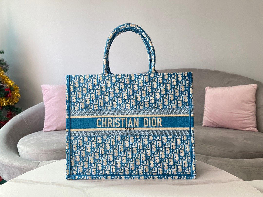 Top Quality Large Book Tote Blue, For Women, Womens Handbags 16.5in/42cm CD