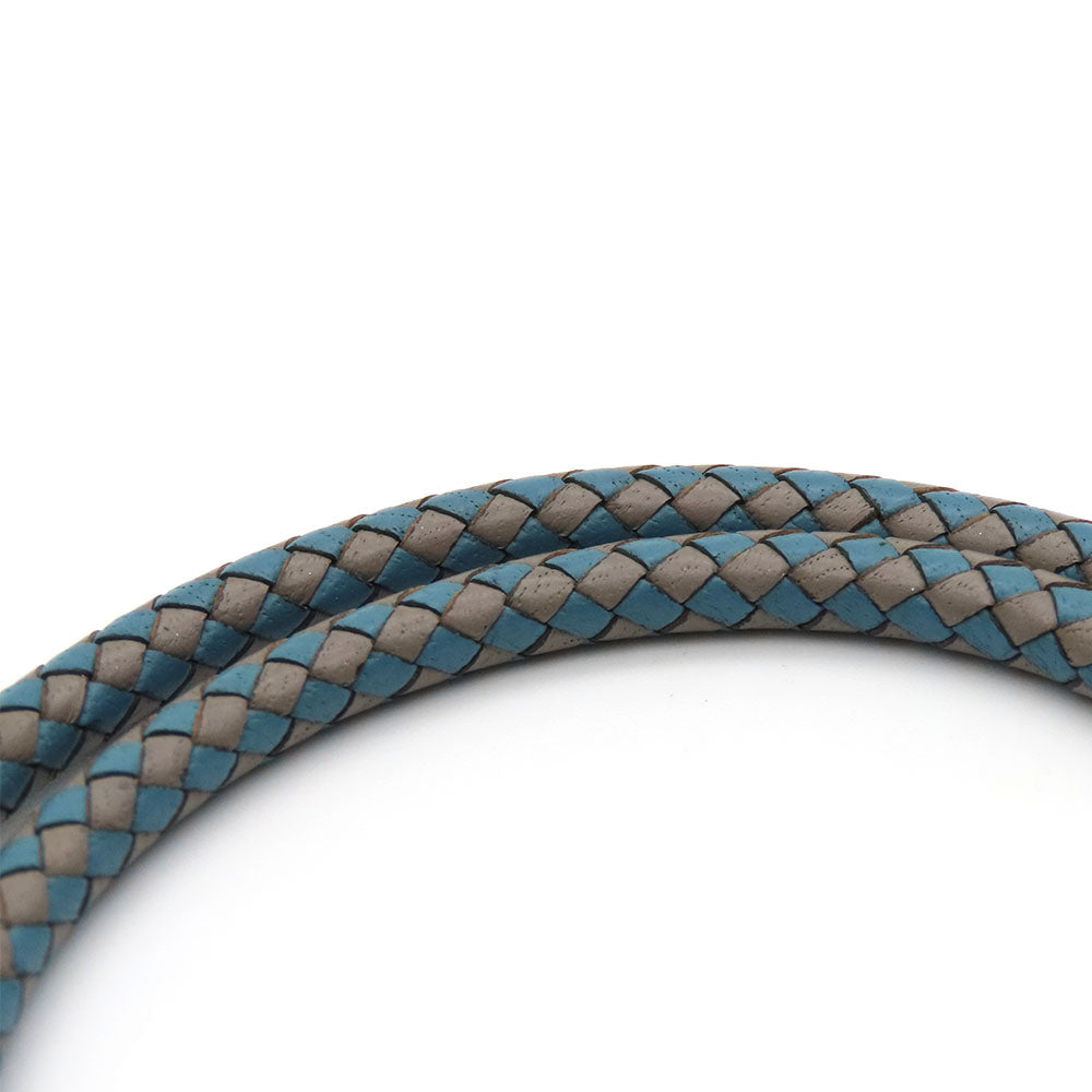 HERMES bracelet Metal, Leather blue Jumbo bless unisex(Unisex)  d