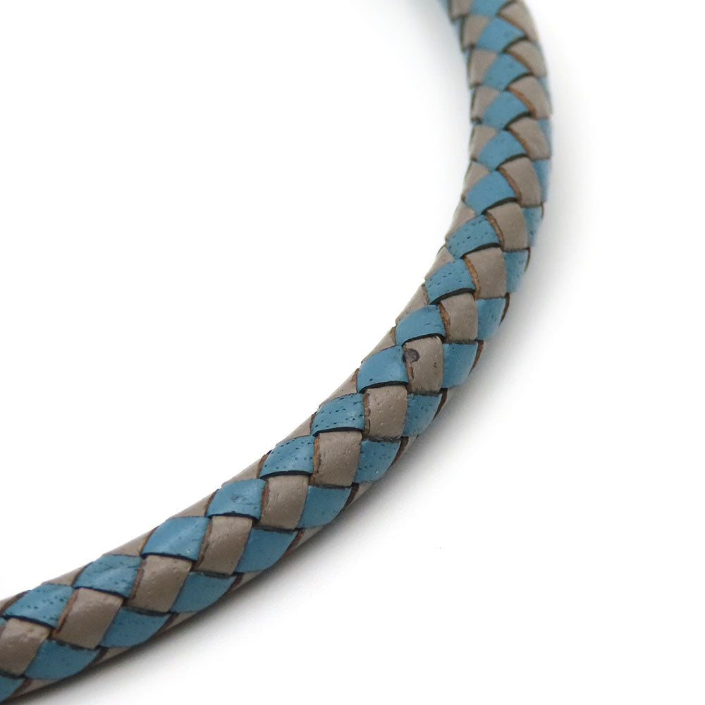HERMES bracelet Metal, Leather blue Jumbo bless unisex(Unisex)  d