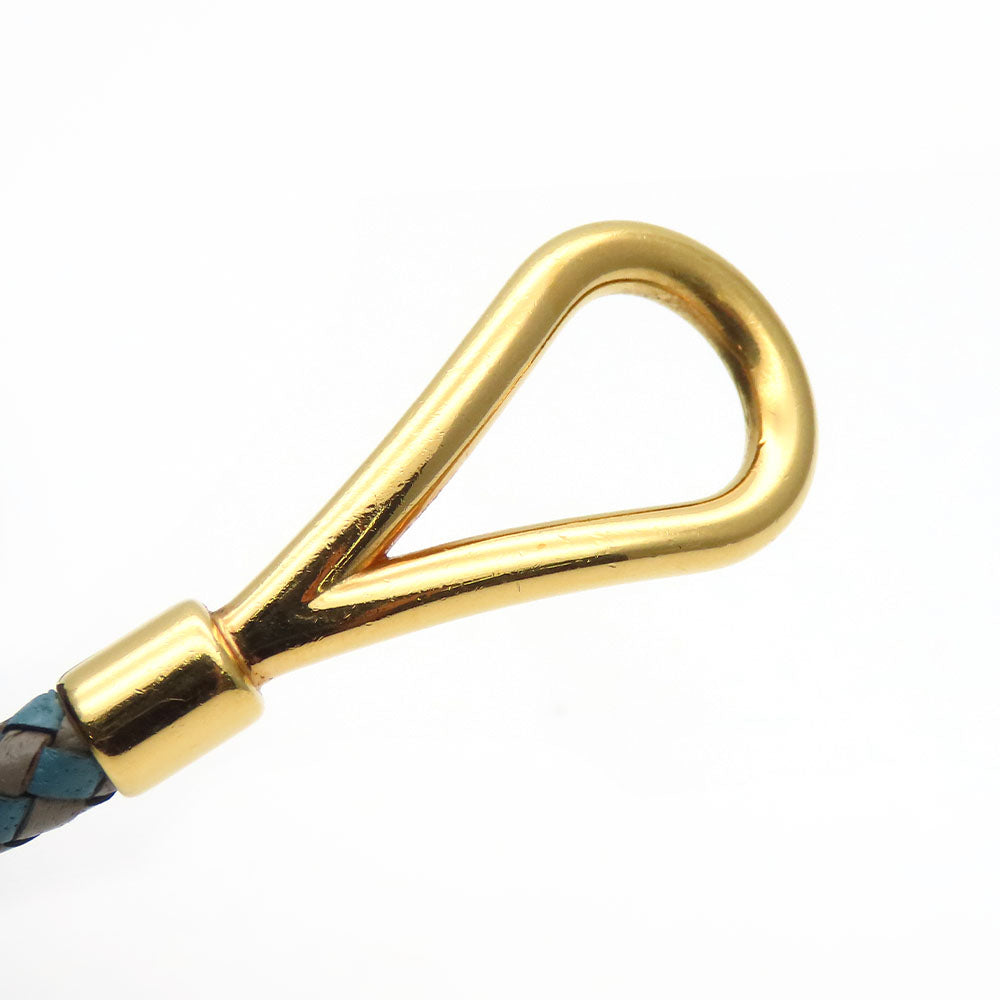 HERMES bracelet Metal, Leather blue Jumbo bless unisex(Unisex)  d