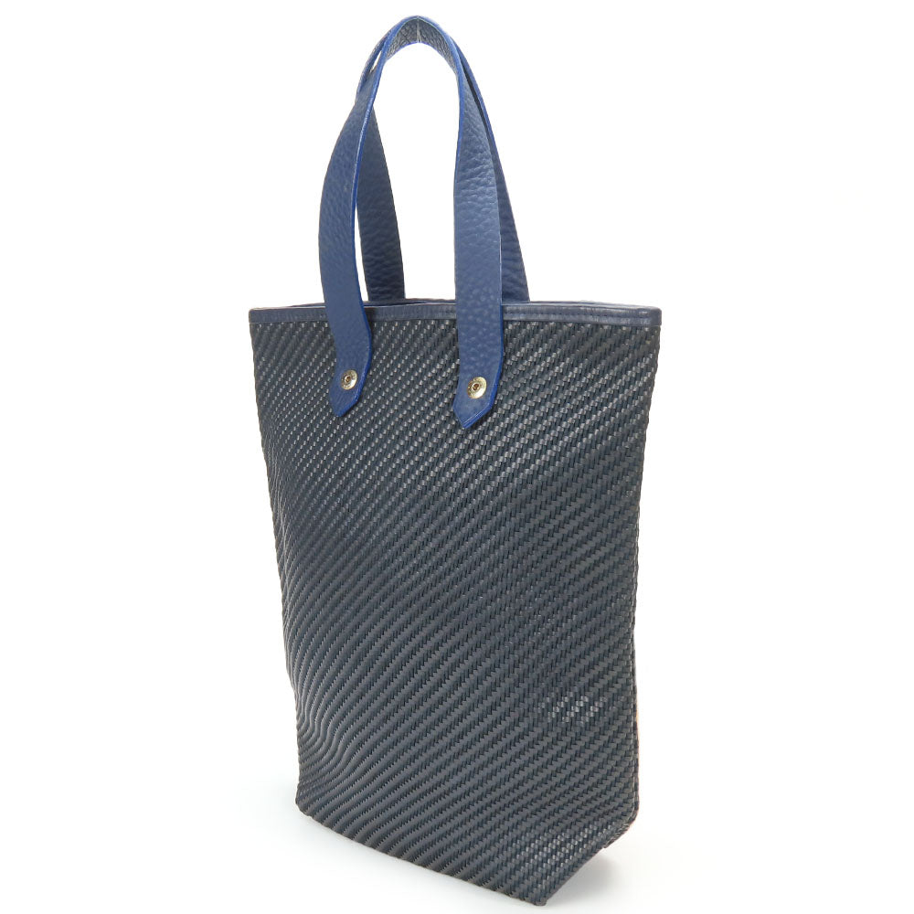 HERMES Tote Bag Leather, Polyester Navy Amedabadiago PM unisex(Unisex)  d