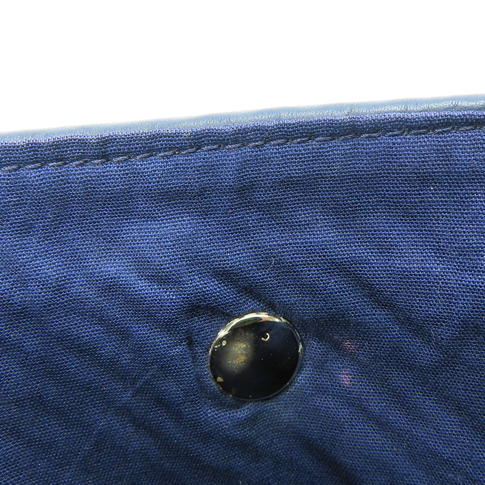 HERMES Tote Bag Leather, Polyester Navy Amedabadiago PM unisex(Unisex)  d