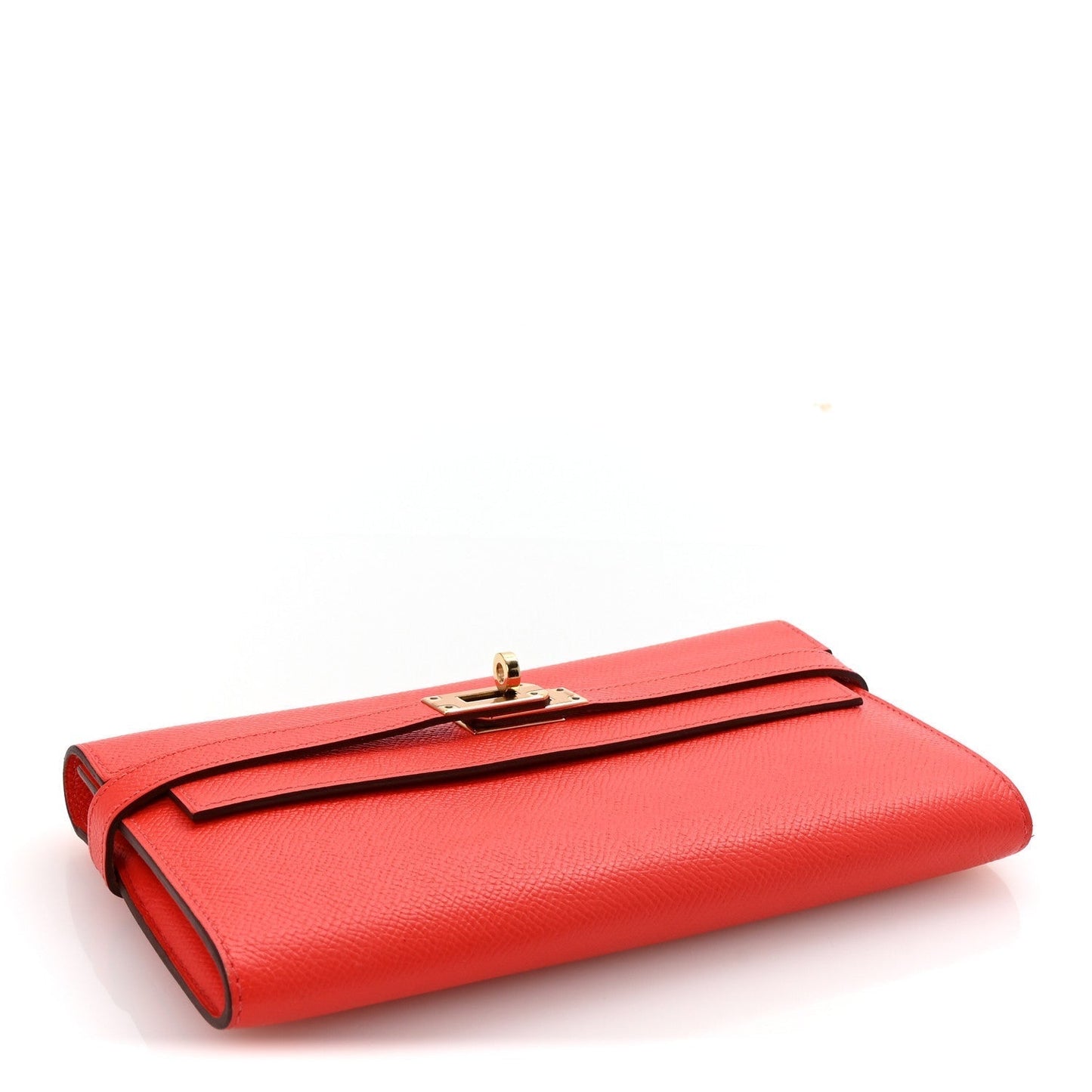 Hermes Epsom Kelly Longue Wallet Rose Jaipur