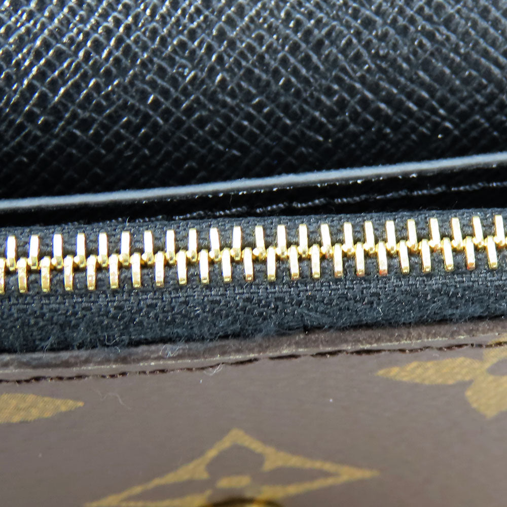 LOUIS VUITTON Bifold Wallet M82333 Monogram reverse Brown Portefeuille Rosalie Women  d