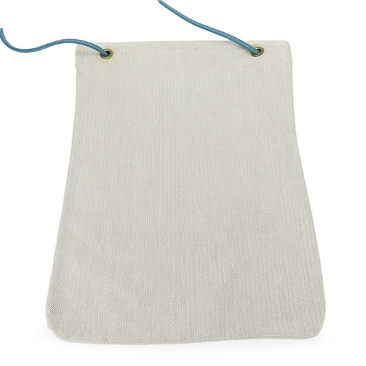 HERMES Shoulder Bag Cotton, Leather beige Alain GM unisex(Unisex)  d