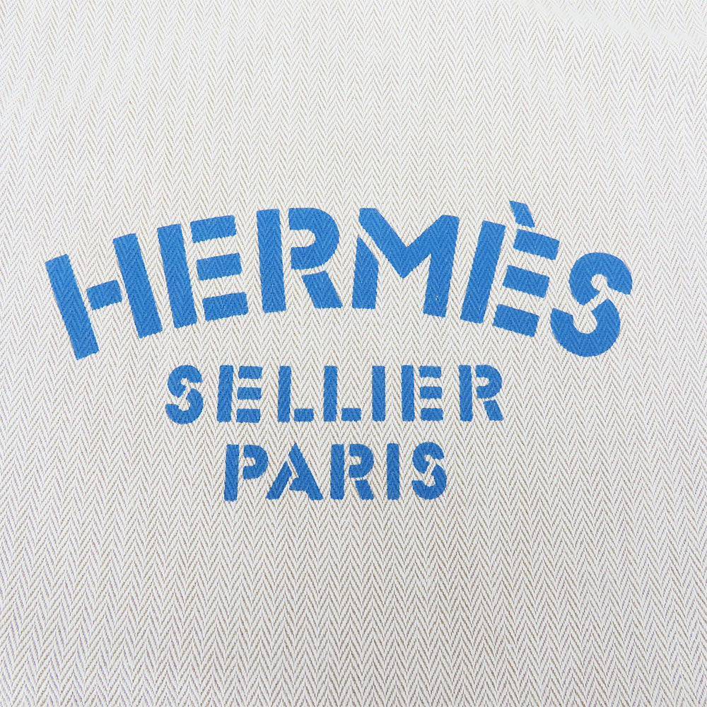 HERMES Shoulder Bag Cotton, Leather beige Alain GM unisex(Unisex)  d