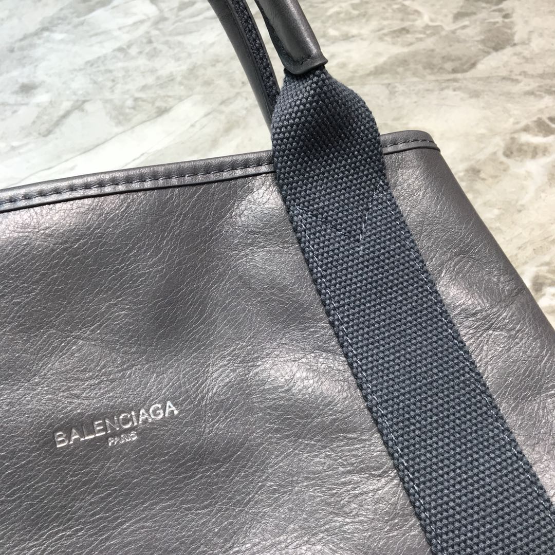 Top Quality Navy Small Cabas Tote Bag In Gray, For Women,  Bags 18.5in/47cm
