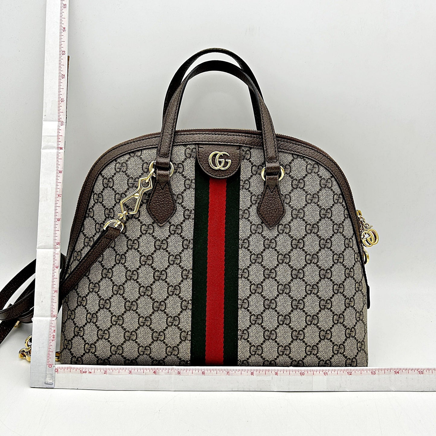 Gucci Dome Ophidia Medium Top Supreme Handle Shoulder Bag LA