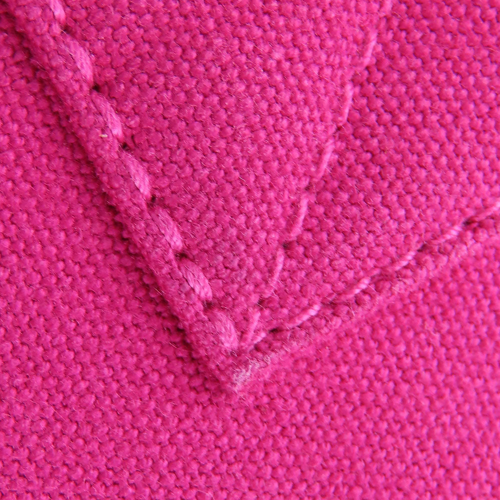 HERMES Tote Bag canvas pink Panier de Plage MM Women  d