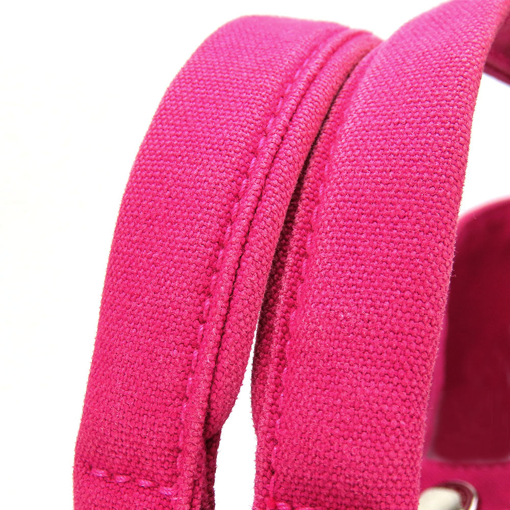HERMES Tote Bag canvas pink Panier de Plage MM Women  d