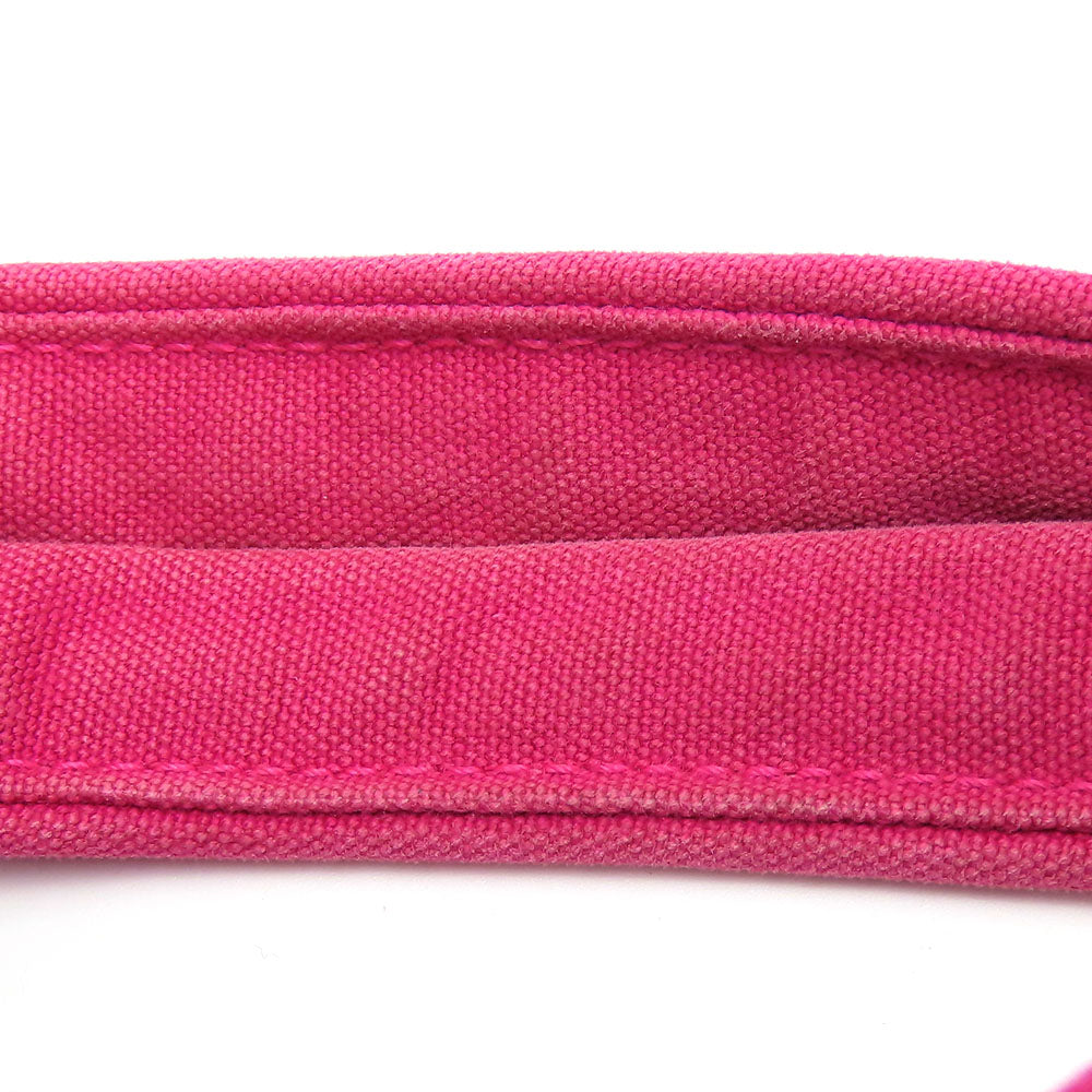 HERMES Tote Bag canvas pink Panier de Plage MM Women  d