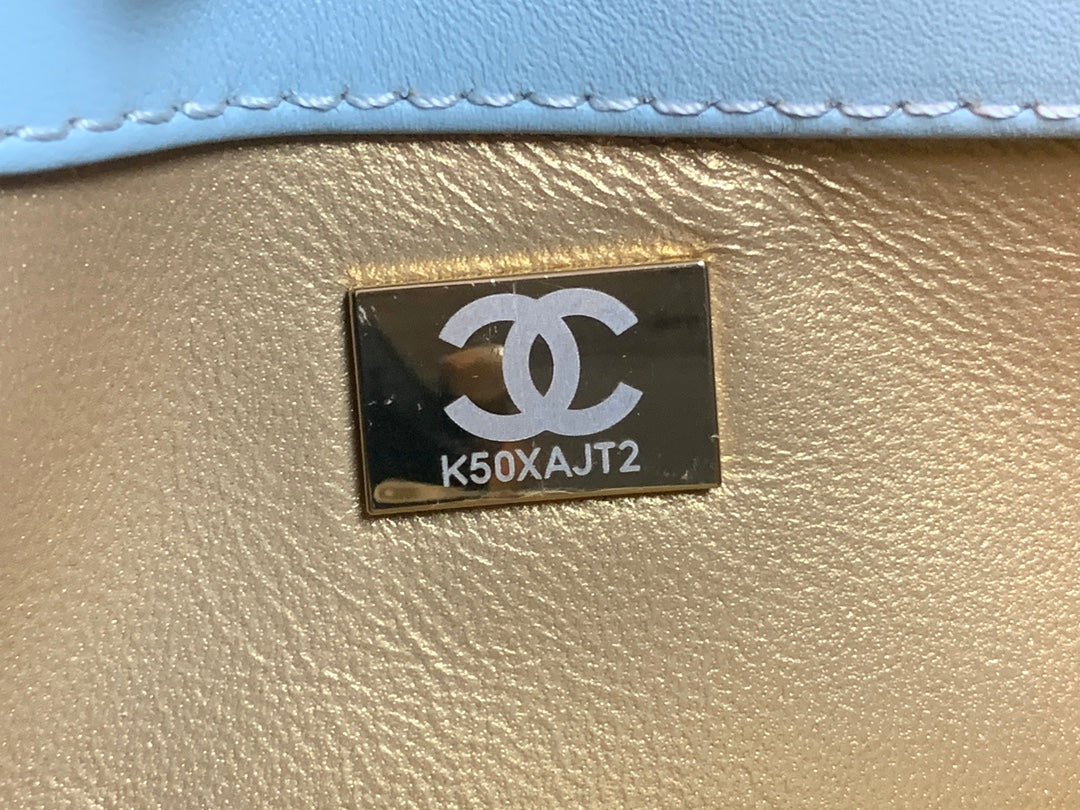CHLHobo Handbag Light Blue Bag For Women 16cm/6in