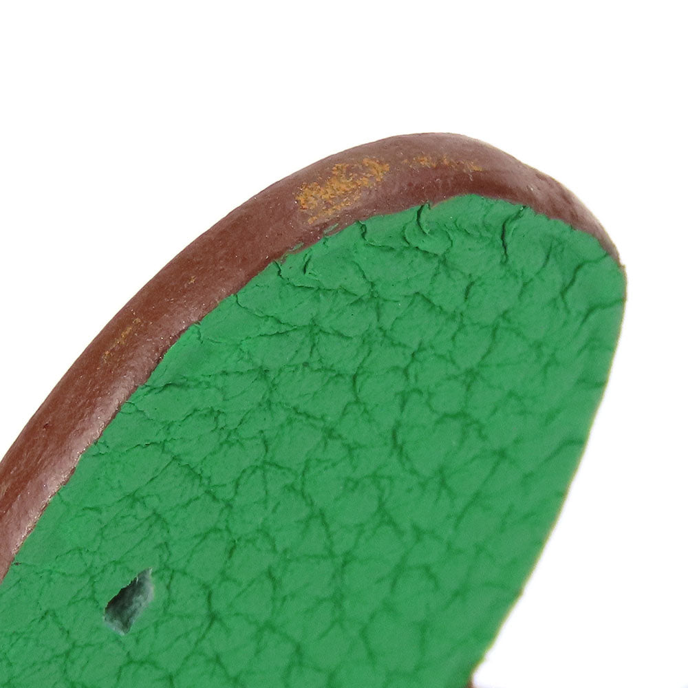 HERMES Bag charm Epsom , Taurillon Clemence green Petite Ash Turtle GM Women  d