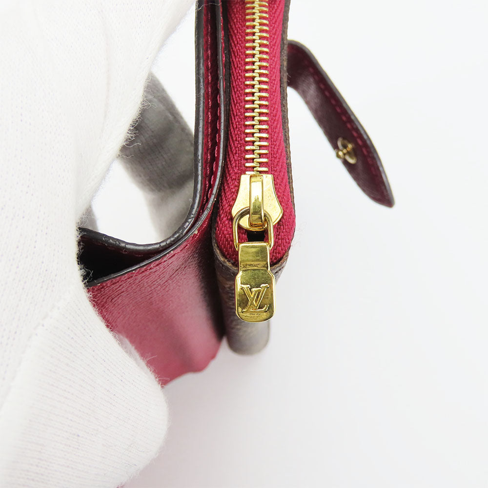 LOUIS VUITTON Bifold Wallet M69433 Monogram Fuchsia Portefeuille juliet Women  d