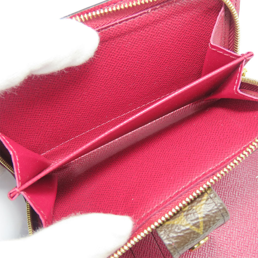 LOUIS VUITTON Bifold Wallet M69433 Monogram Fuchsia Portefeuille juliet Women  d