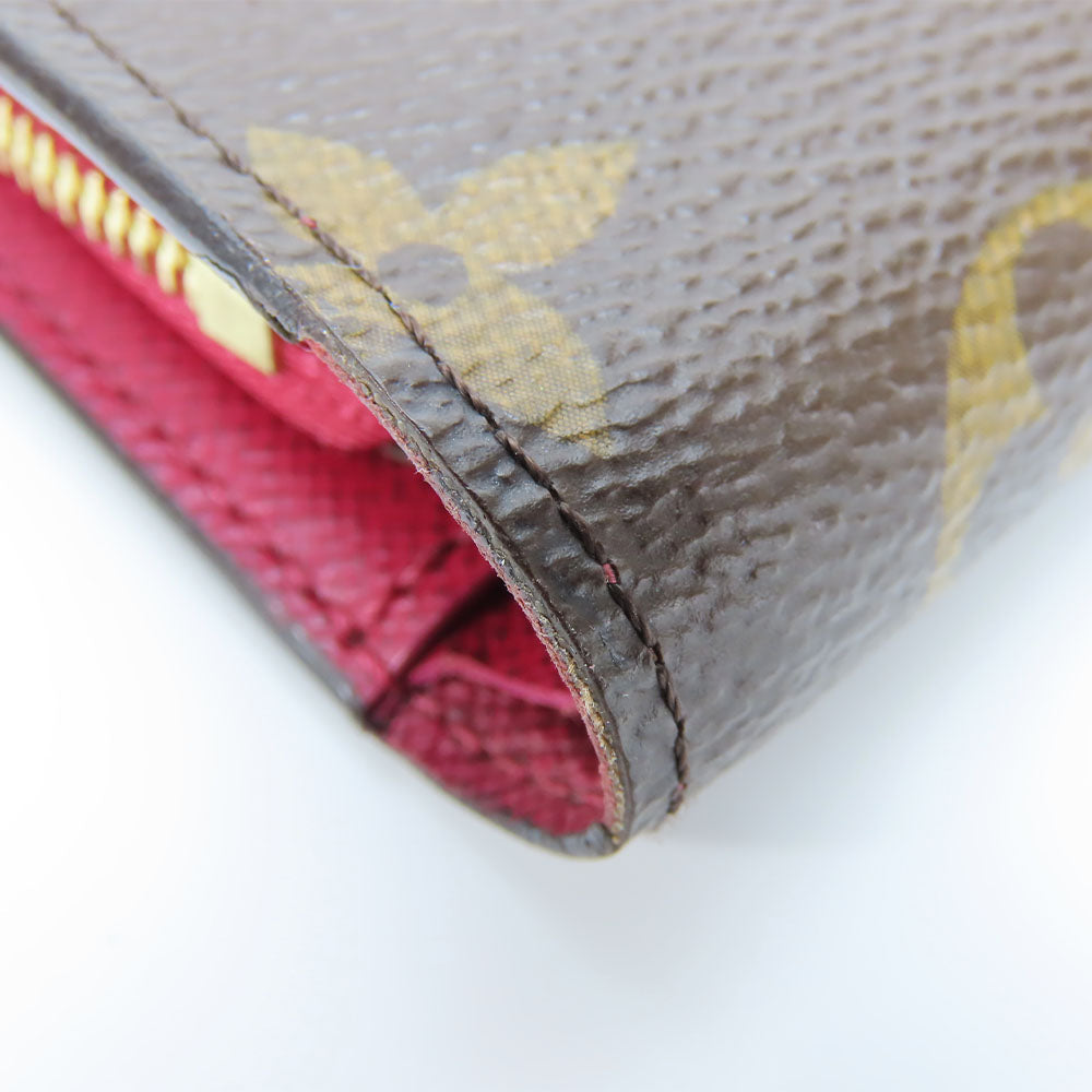 LOUIS VUITTON Bifold Wallet M69433 Monogram Fuchsia Portefeuille juliet Women  d