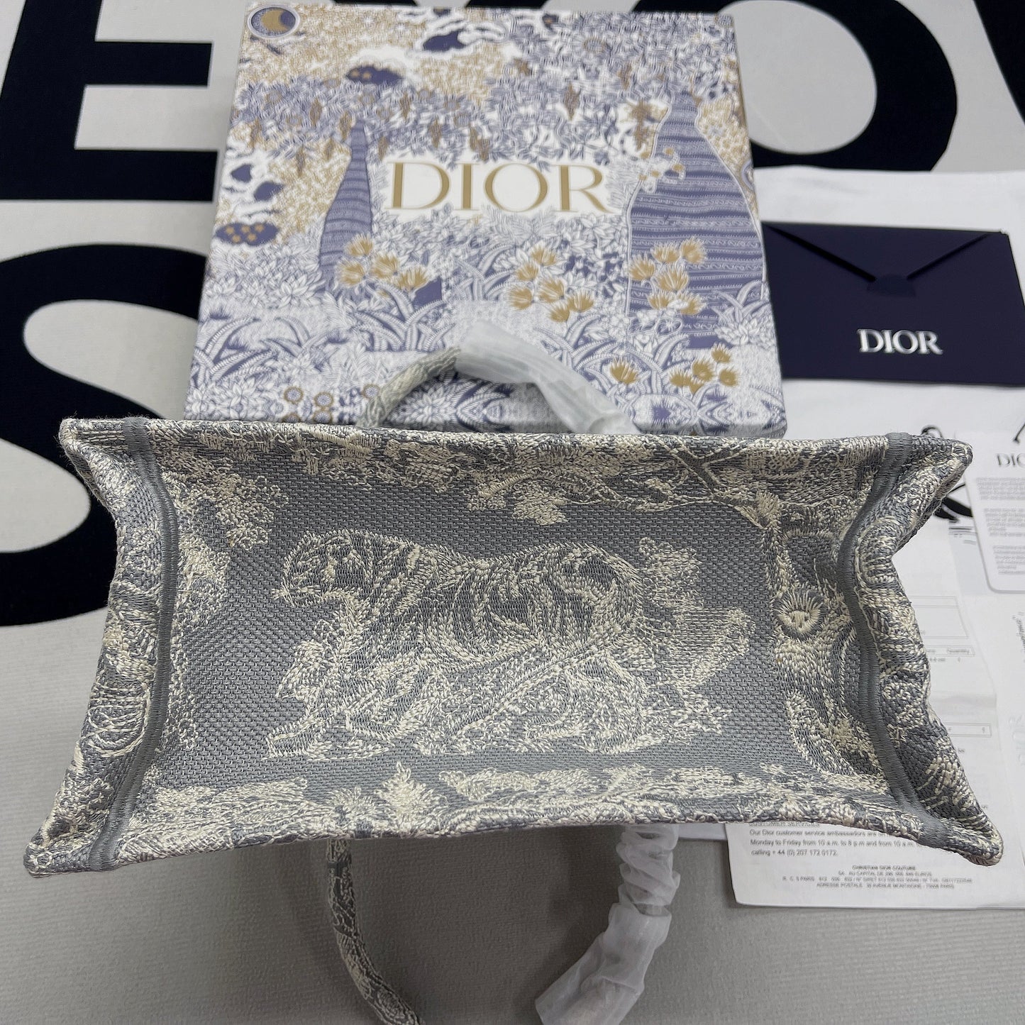 Top Quality Small Book Tote Grey, For Women, Womens Handbags 26.5cm/10.5in CD