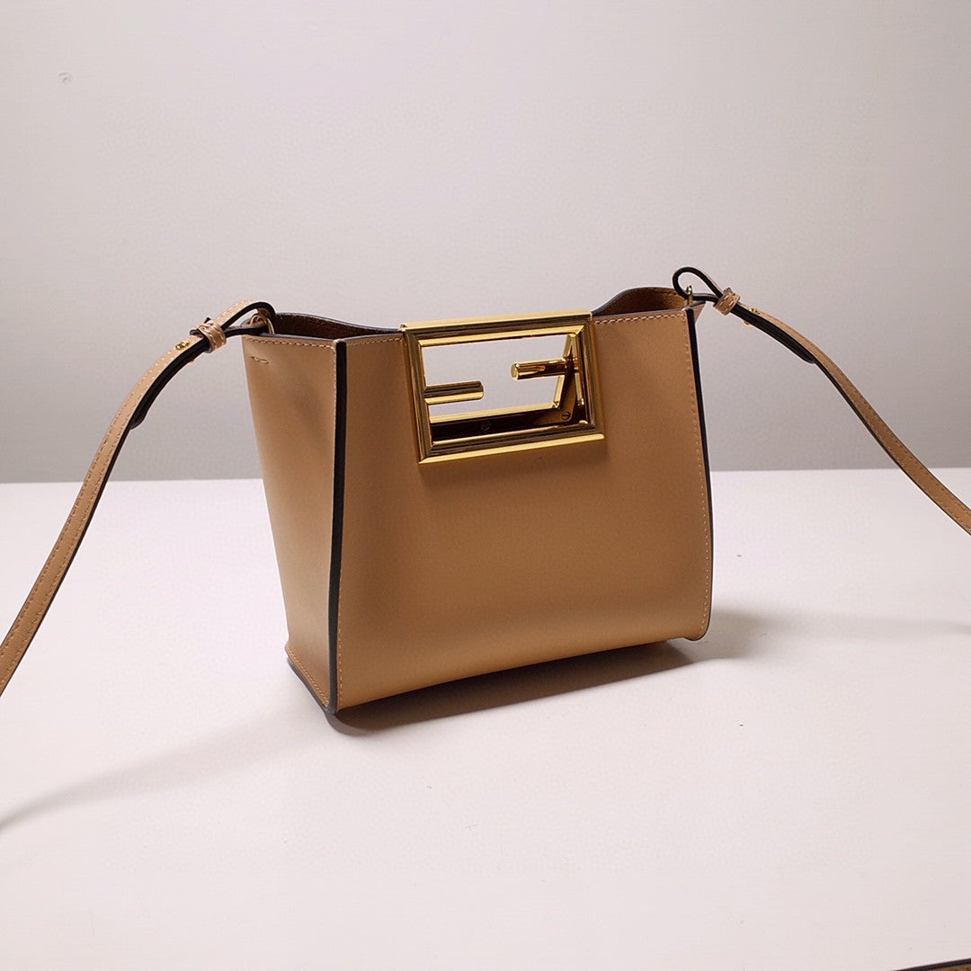 Top QualityTop Quality Way Beige Black Bag For Woman 17.5cm/7in
