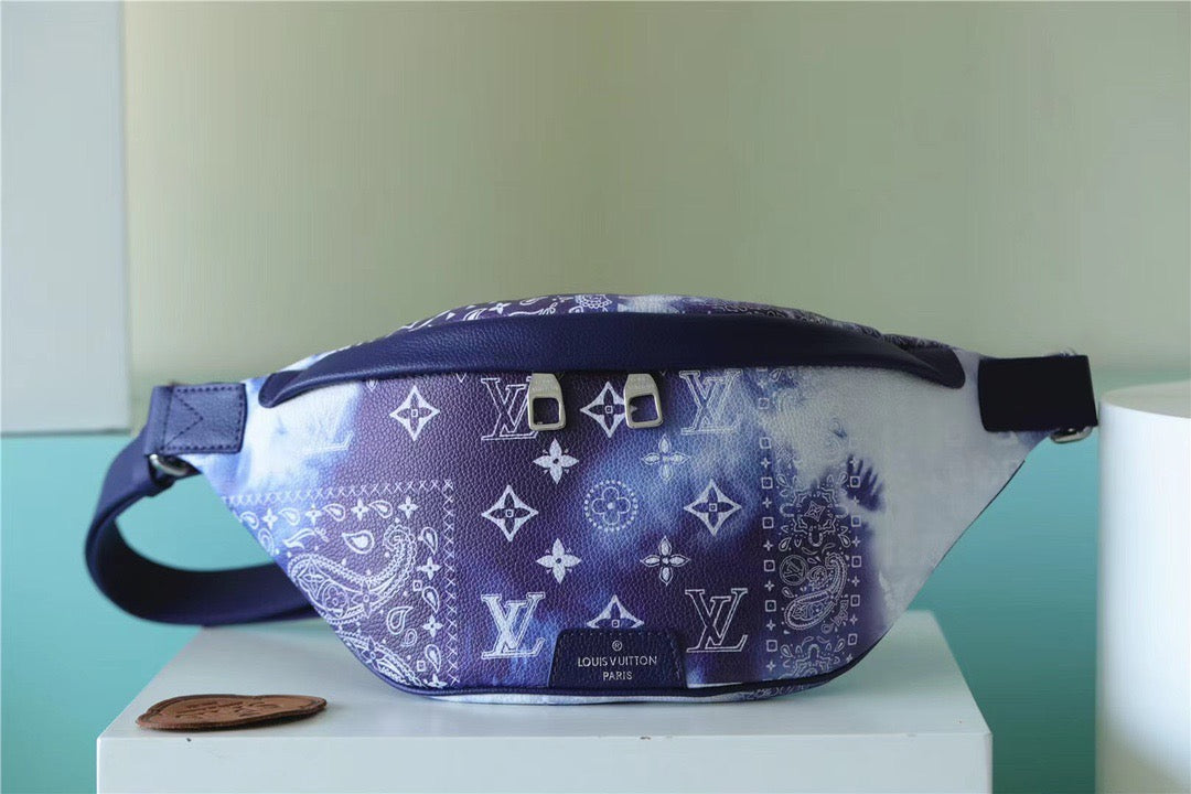 Top Quality Top Qualityscovery Bumbag PM Monogram Blue For Men, Bags, Shoulder And Crossbody Bags 17.3in/44cm Top Quality M20587
