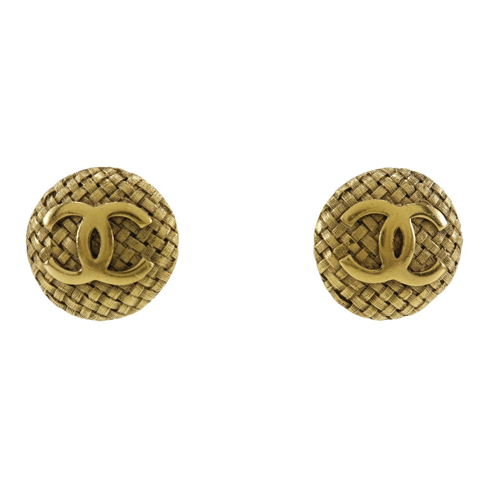 CHANEL EARLING GOLD MECKING FRANCE made 29  23.2g LADY CLEAN EARLING EARLING