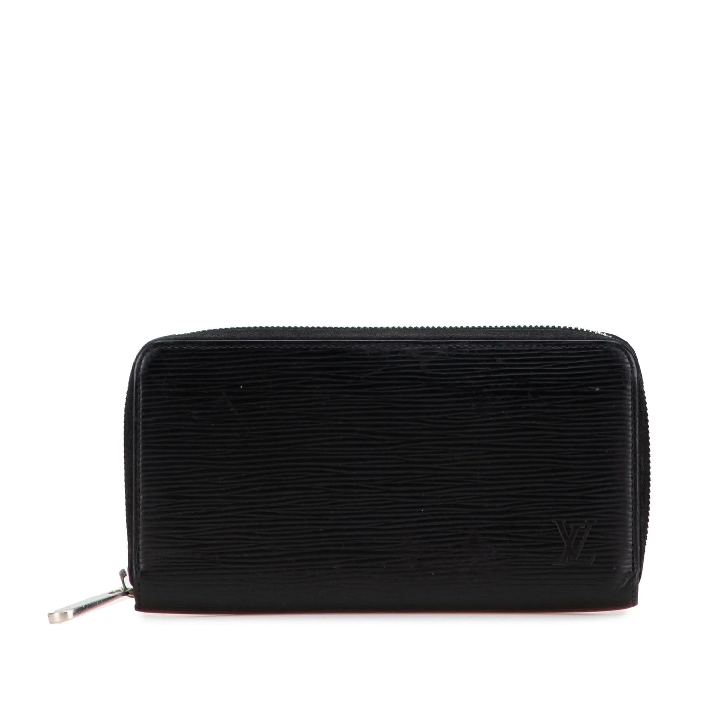 Black Louis Vuitton Epi Zippy Long Wallet