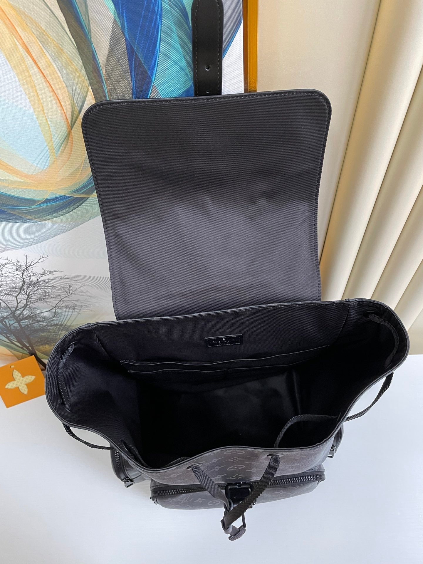 Top Quality Trio Backpack Monogram Eclipse Canvas Black By Virgil Abloh For Men, Bags 44cm Top Quality M45538
