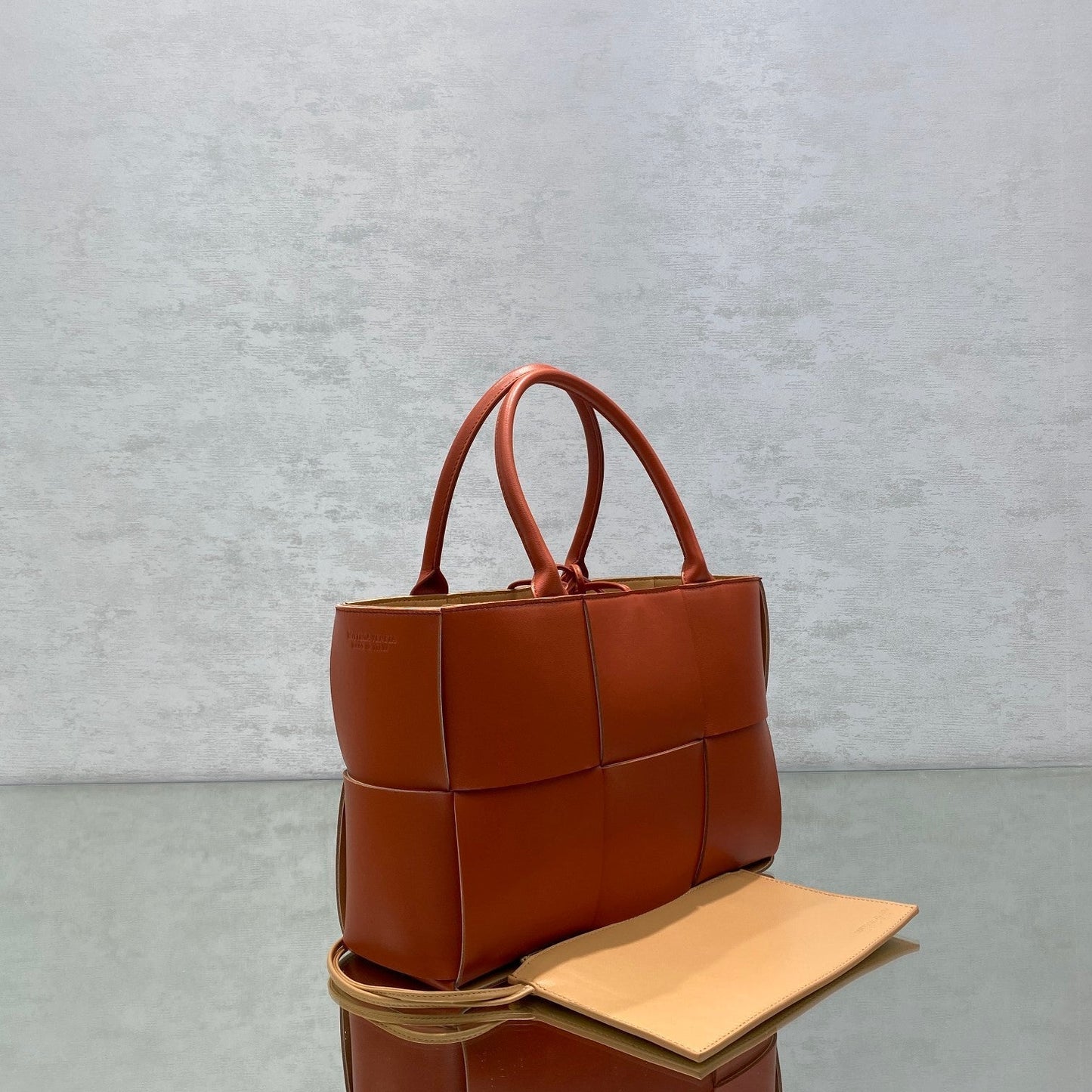 Top Quality Small Arco Tote Bag Orange, For Women, Bags 14.2in/36cm