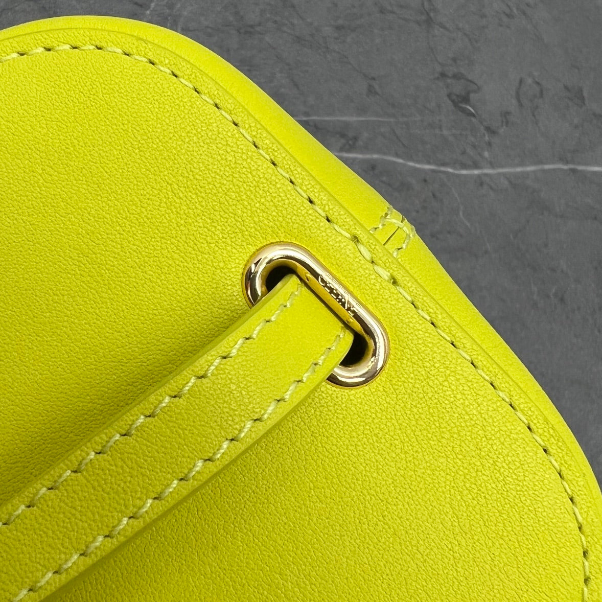 Top Quality Small Box Cuir Triomphe Yellow For Women 4in/11cm 