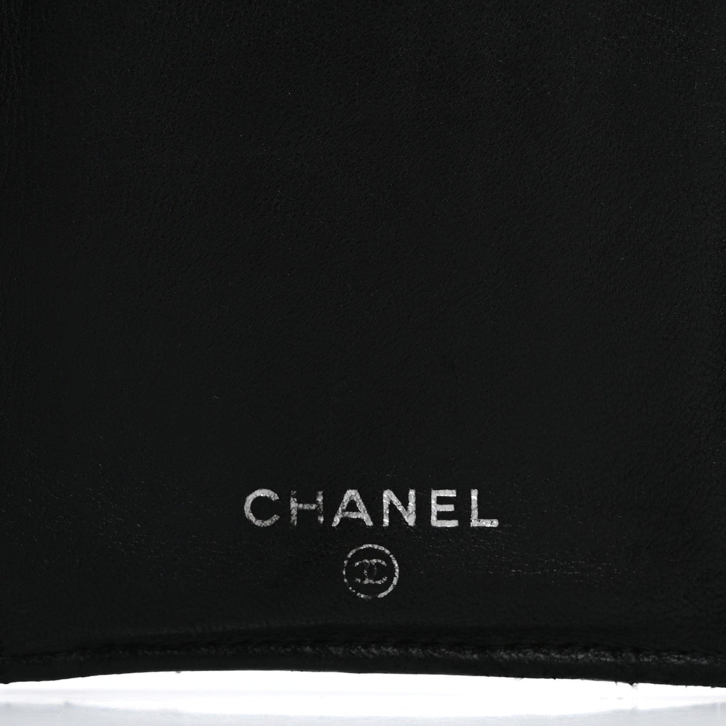 Chanel Lambskin Quilted Large Flap Wallet Black