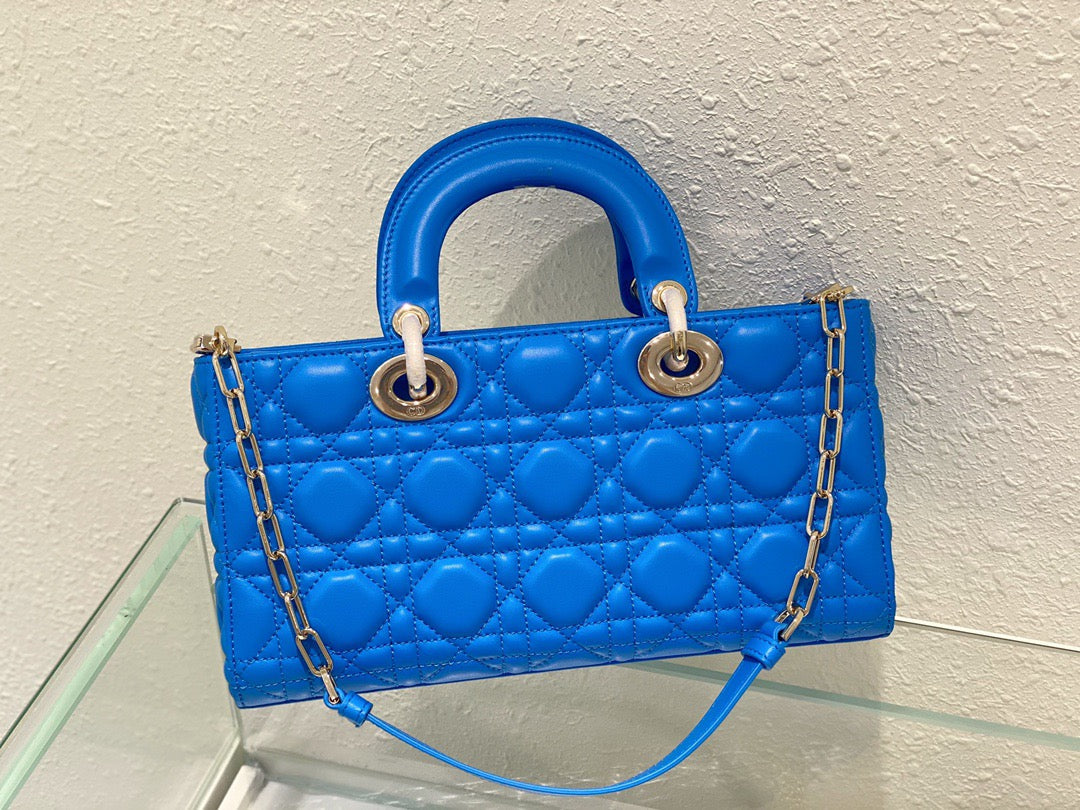 Top Quality Lady D-Joy Bag Blue, For Women, Womens Handbags 26cm/10in CD