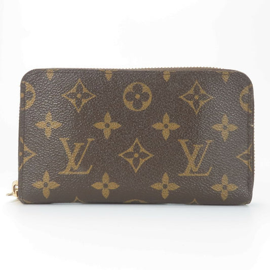 LOUIS VUITTON Bifold Wallet M61440  Monogram Brown Zippy Compact Wallet Women
