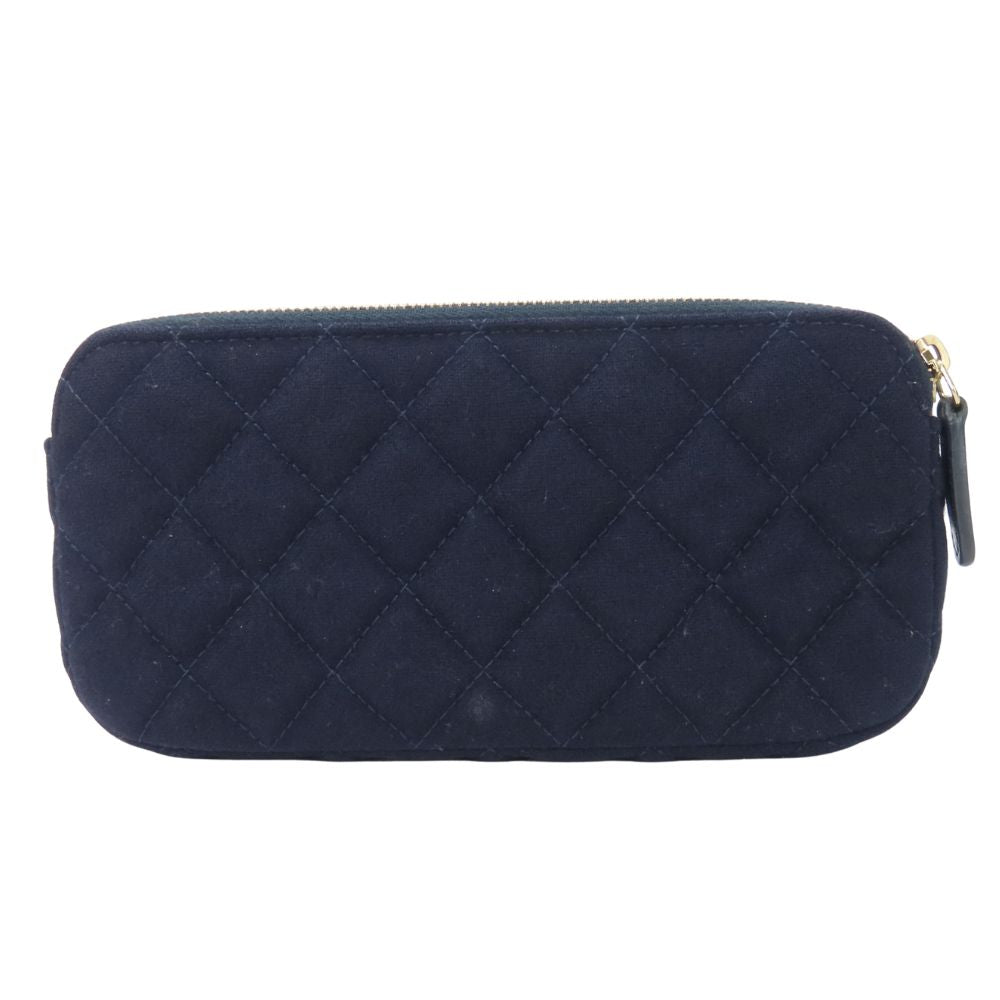 Chanel Marin Cotton Leather Shoulder Bag