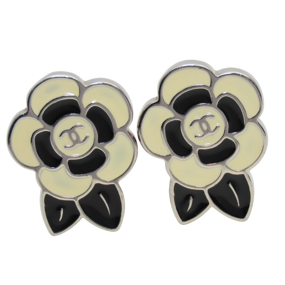 Chanel Camellia Earrings