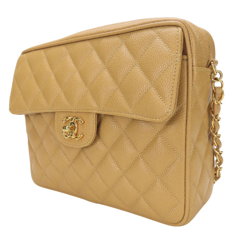 Chanel Matrasse Caviar Skin Shoulder Bag