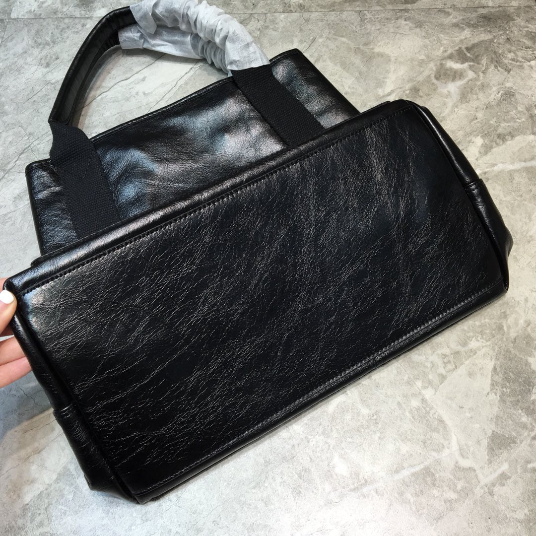 Top Quality Navy MeTop Qualityum Cabas Tote Bag In Black, For Women,  Bags 14.1in/36cm
