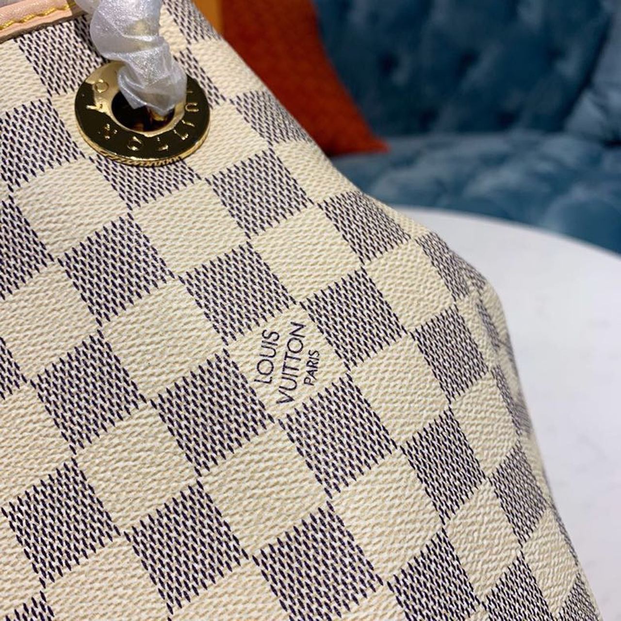 Top Quality Artsy MM Damier Azur Canvas For Women, Womens Handbags 16.1in/41cm Top Quality N40253
