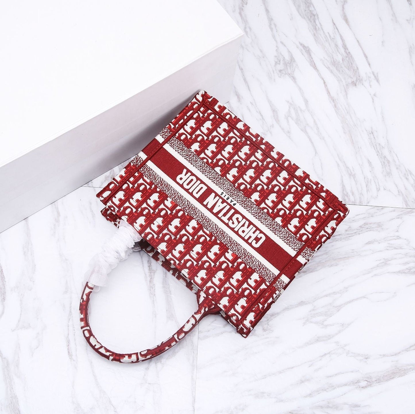 Top Quality Small Book Tote Red, For Women, Womens Handbags 26.5cm/10.5in CD M1265ZRIW_M17E