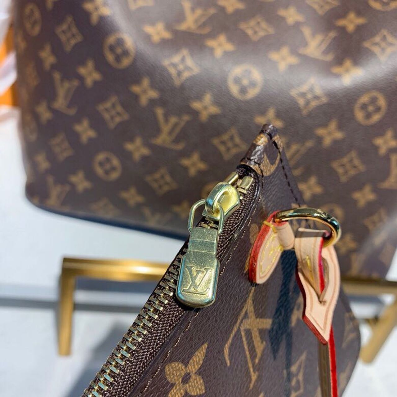 Top Quality Neverfull MM Tote Bag Monogram Canvas Beige For Women,  Shoulder Bags 12.6in/32cm Top Quality M40995