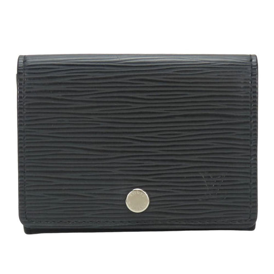 LOUIS VUITTON Card Case M56169 Epi Leather black Anneveld Cult de Visit Women