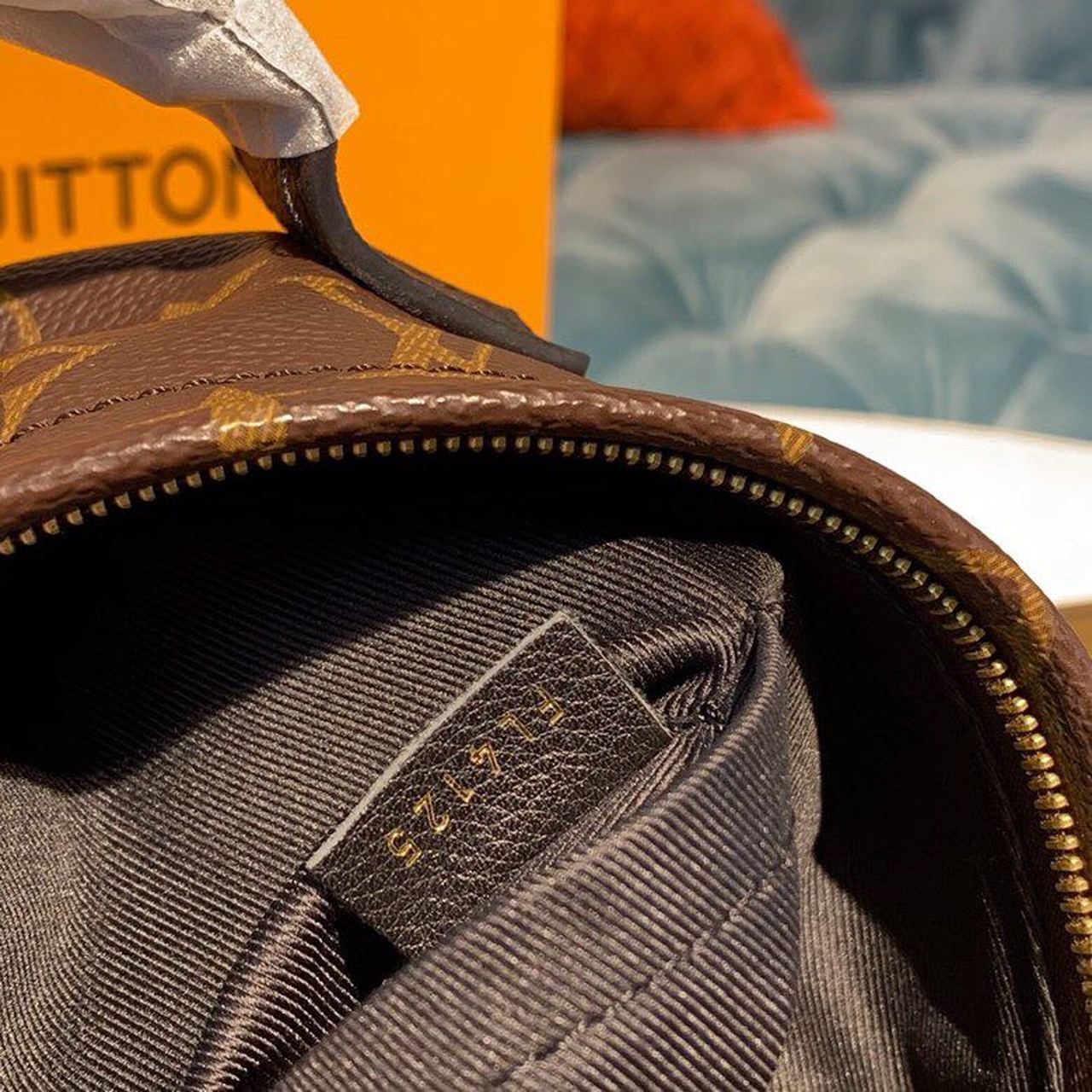 Top Quality Palm Springs Mini Backpack Bag 22cm Monogram Canvas Spring/Summer Collection M41562, Brown