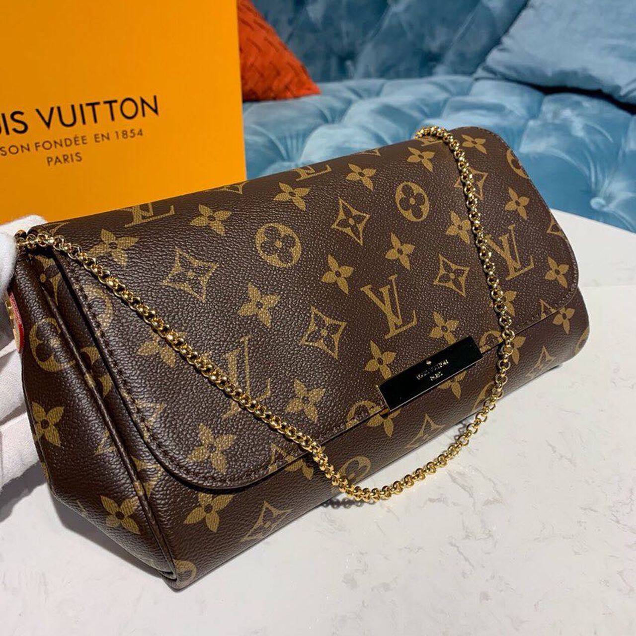Top Quality Favorite PM Monogram Canvas For Women, Womens Handbags, Shoulder And Crossbody Bags 10.2in/26cm Top Quality M40717