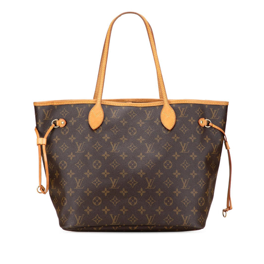 Brown Louis Vuitton Monogram Neverfull MM Tote Bag