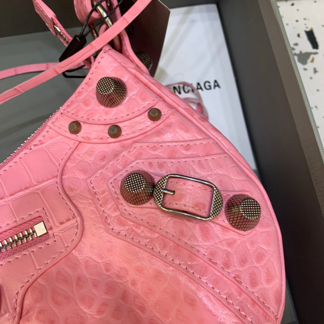 Top Quality Le Cagole XS Shoulder Bag In Pink, For Women,  Bags 13in/33cm 67130723EBY5812
