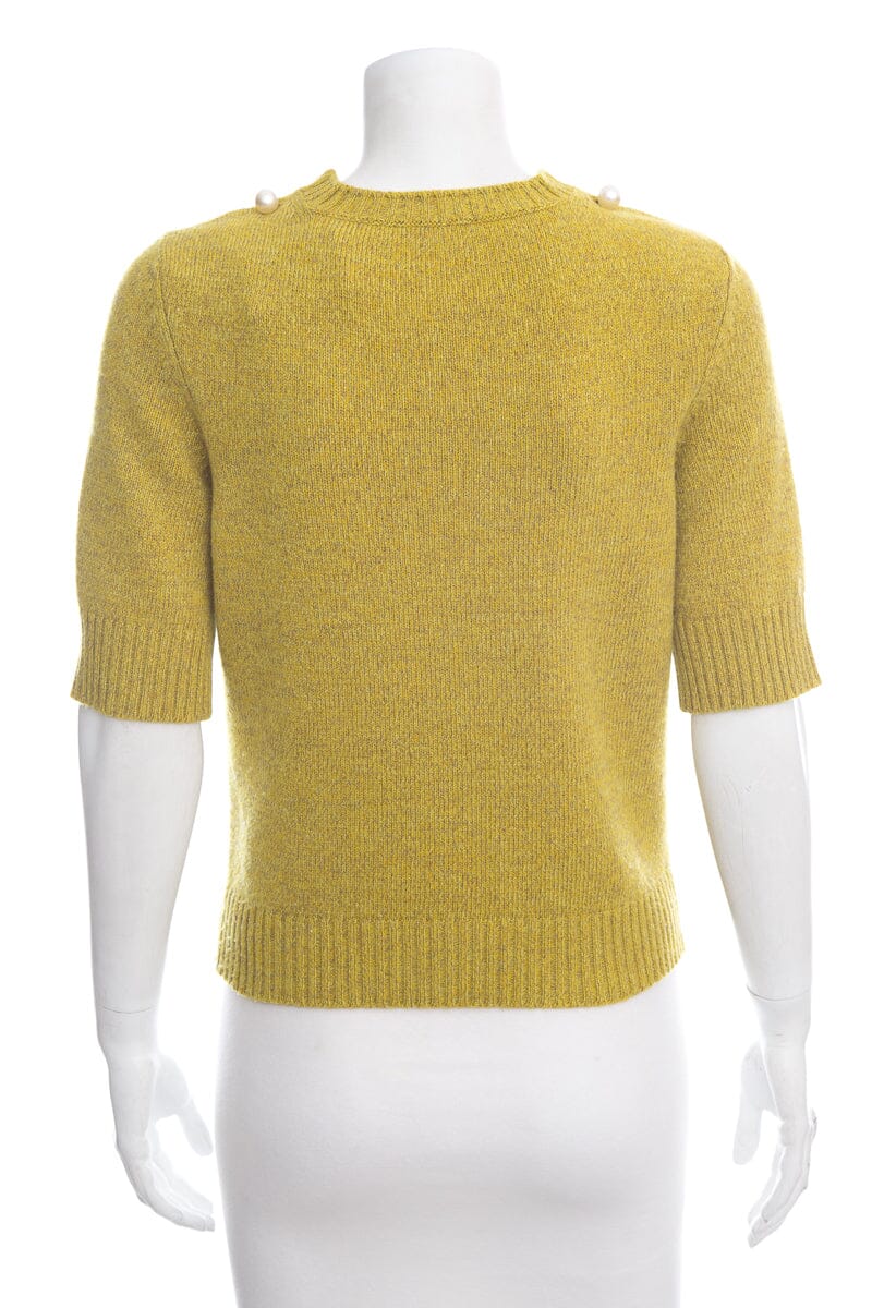 Chanel 2007 Chartre  Short Sleeve Sweater SZ 36