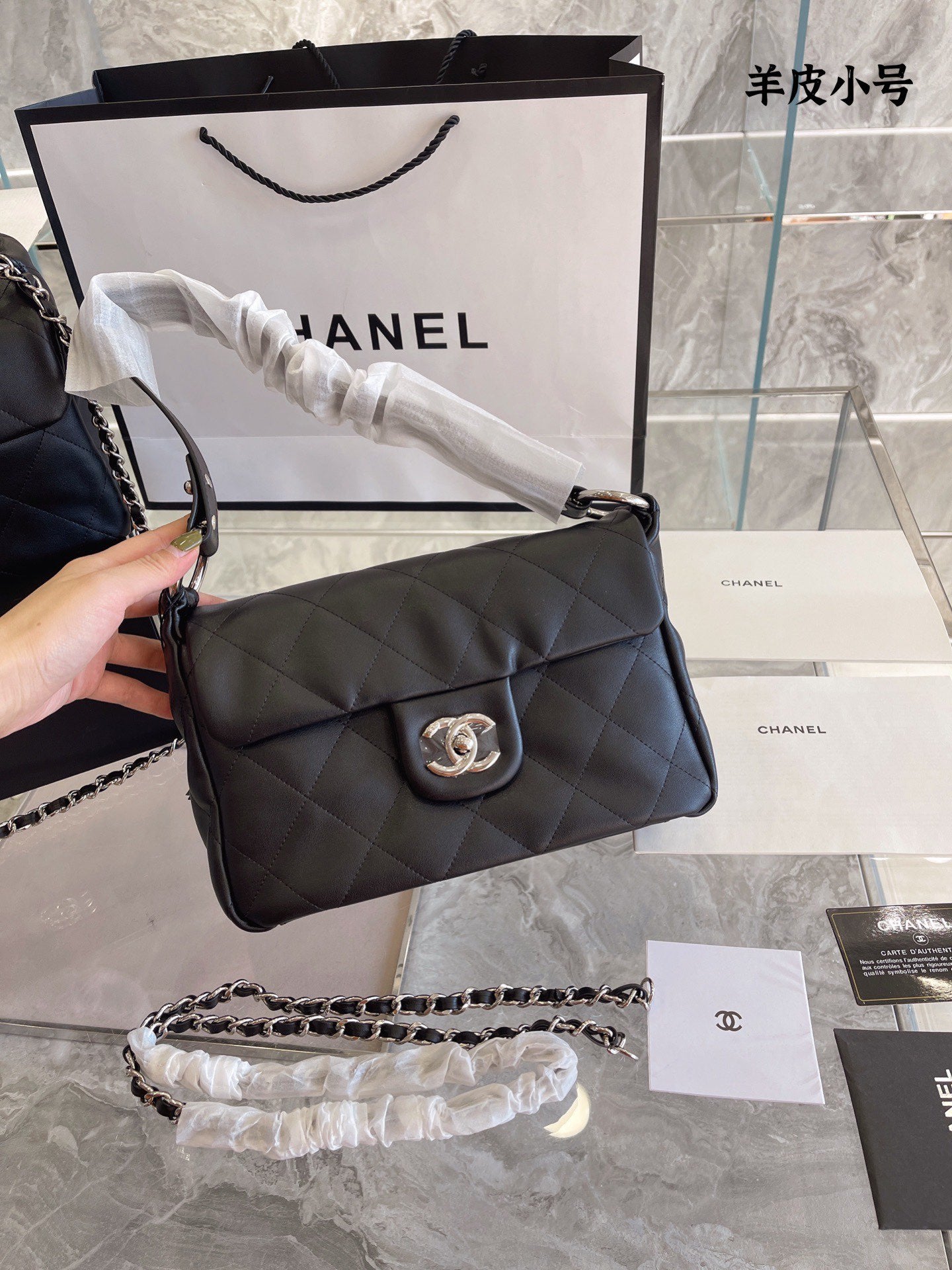 EN - New 1:1 rep  Top Quality CHL Bag 307