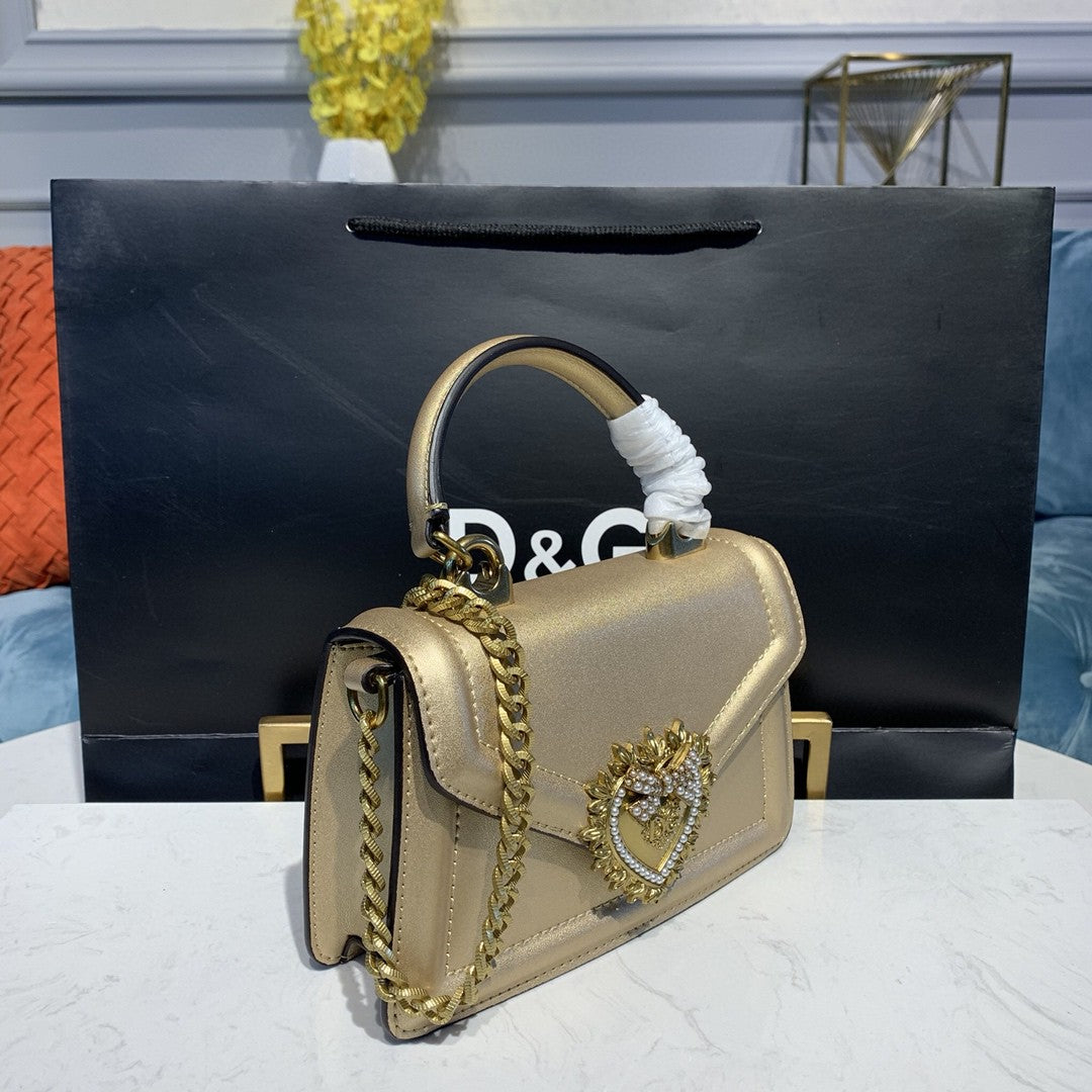 Top Quality Small Devotion Bag In Mordore NappaÂ Gold For Women 7.5in/19cm Top Quality Top Quality6711A101687503