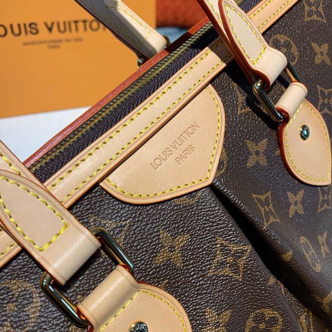 Top Quality Palermo PM Monogram Canvas For Women, WoHandbag, Shoulder And Crossbody Bags 11.6in/29.5cm Top Quality M40145