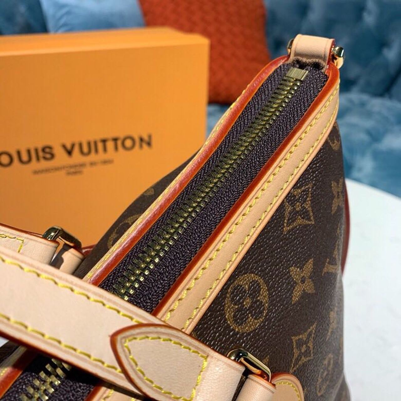 Top Quality Palermo PM Monogram Canvas For Women, WoHandbag, Shoulder And Crossbody Bags 11.6in/29.5cm Top Quality M40145