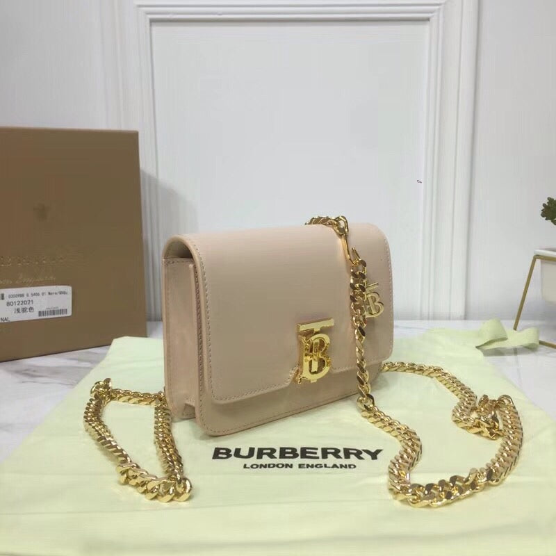 Top Quality Tb Chain Belt Bag Beige For Women, Bags 6.6in/17cm