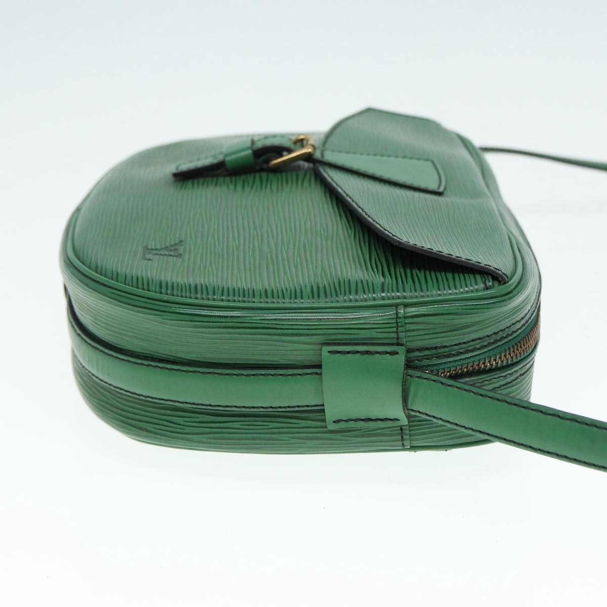 LOUIS VUITTON Epi Jeune Fille MM Shoulder Bag Green M52154 LV Auth 85305